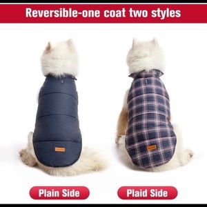 Reversible dog jacket